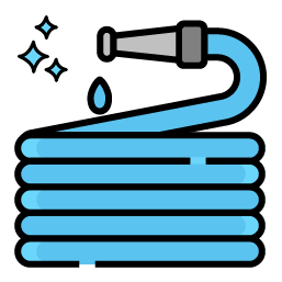 Car Wash Icons Steam Cleaning