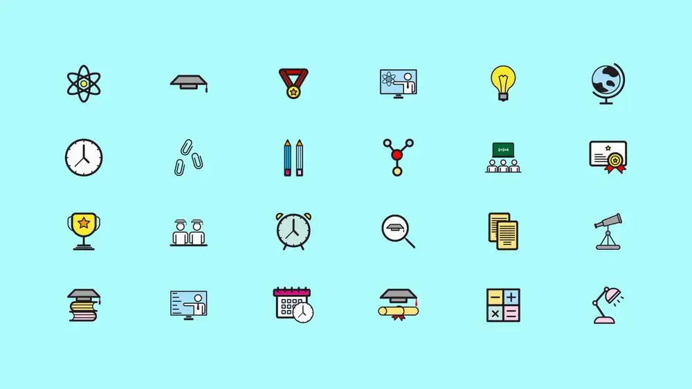 Education Icons: Education Icons 2