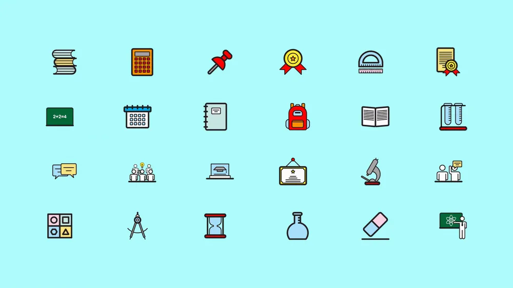 Icons Education Icons 4