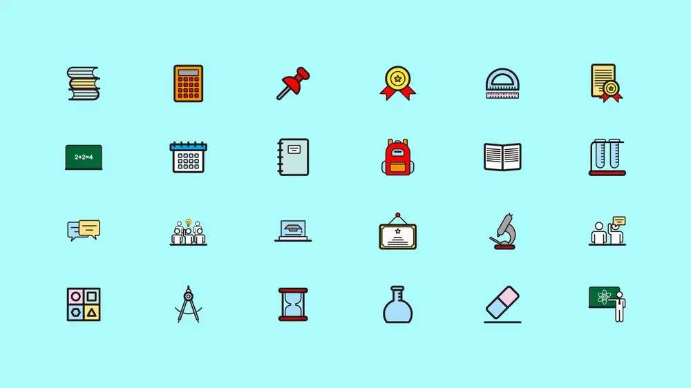 Education Icons: Education Icons 4