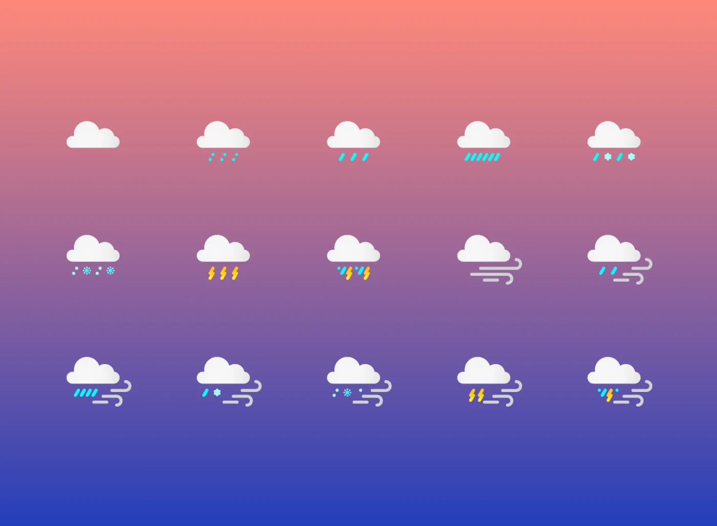Weather Icons: Weather Icons 4