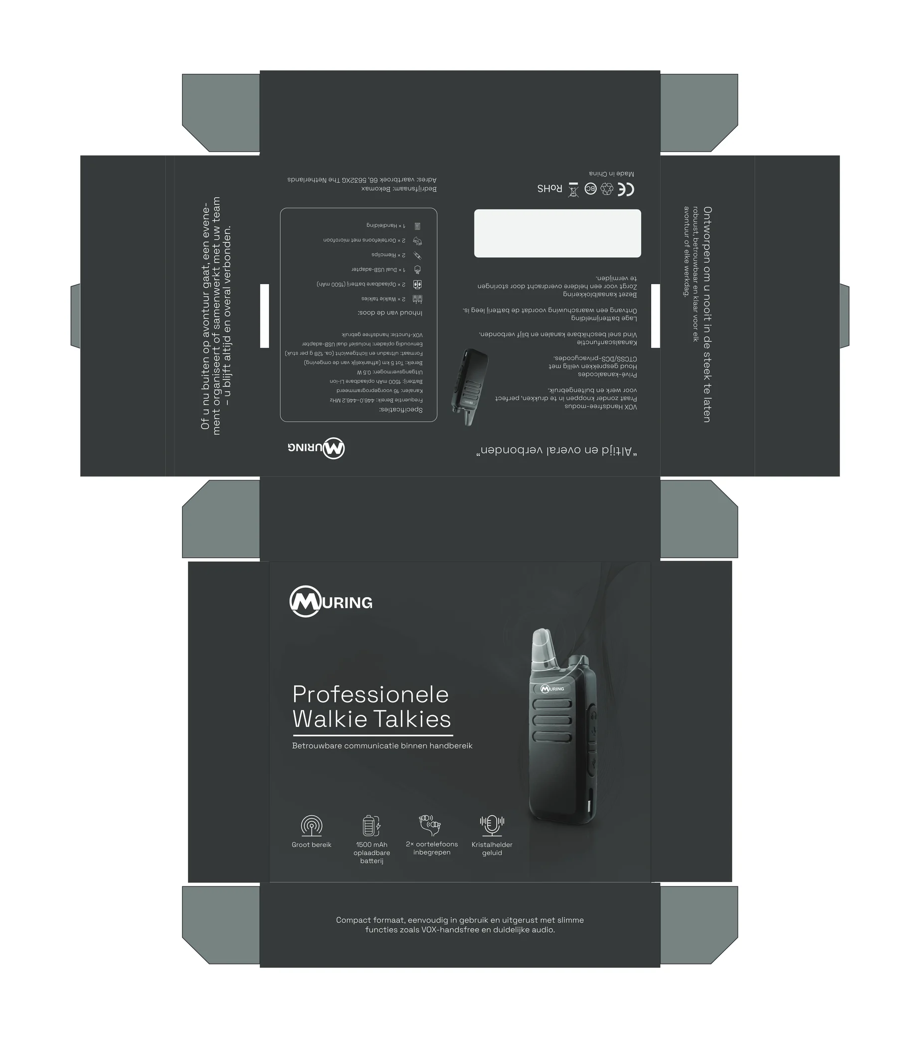 Outdoor & Electronics: Walkie-talkie: print-ready artwork