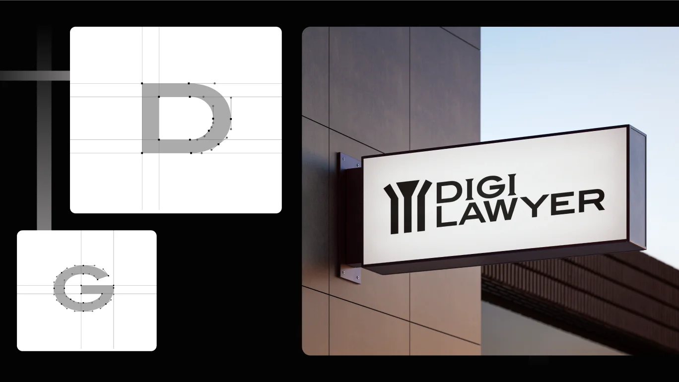 DigiLawyer Letterforms and signage