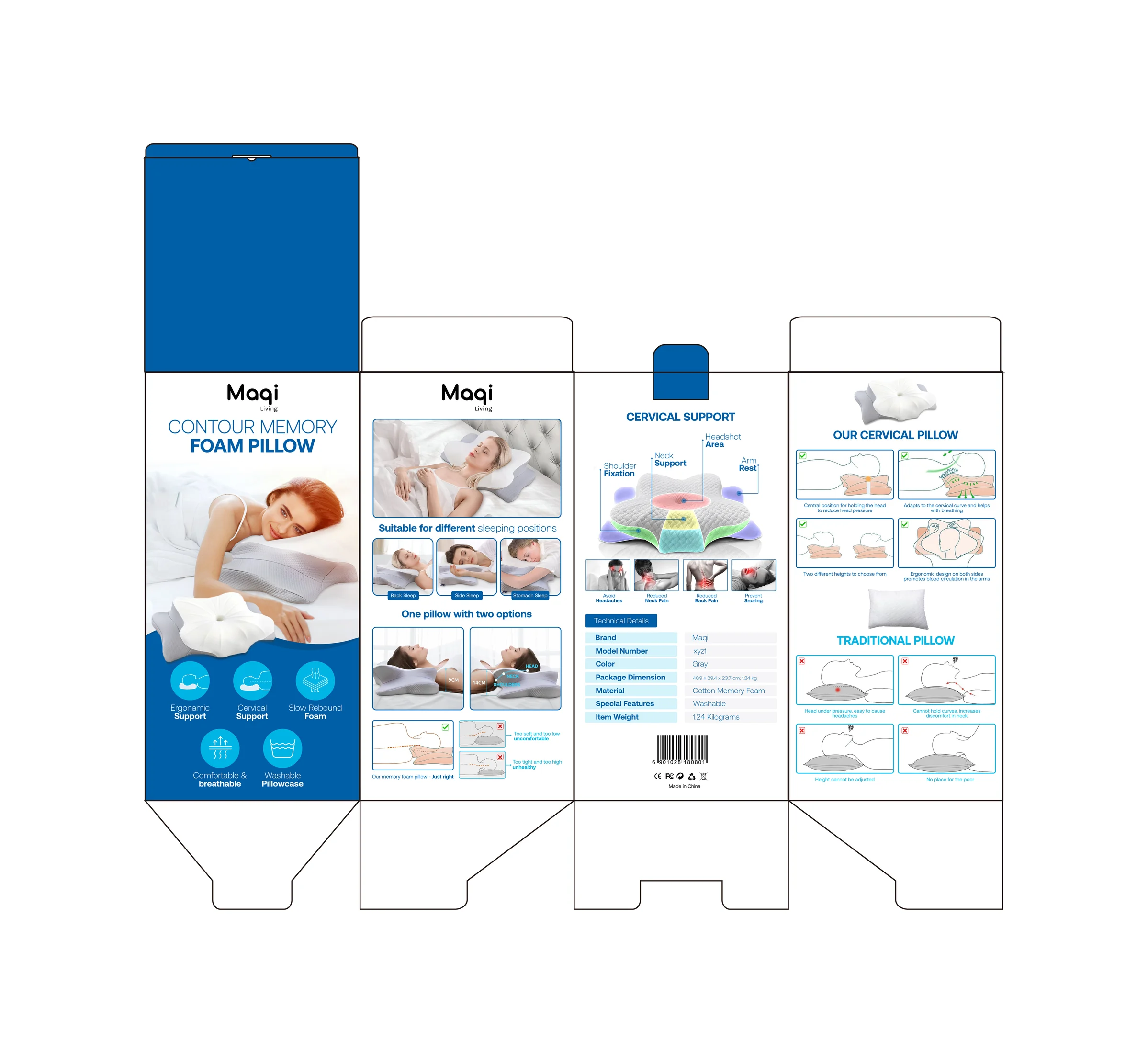 Consumer Electronics: Pillow box: print-ready artwork