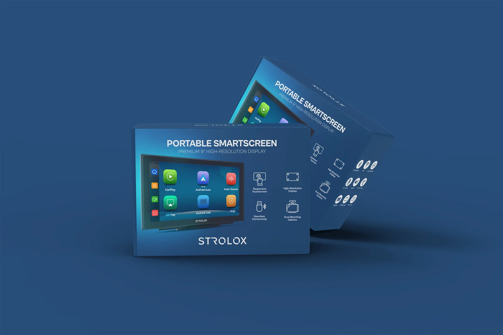 Gaming Headset & UI CarPlay mockup
