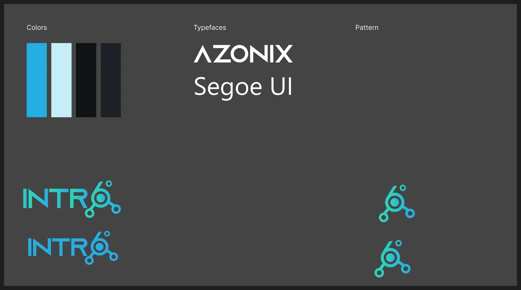 Intro 6 Type and colour system
