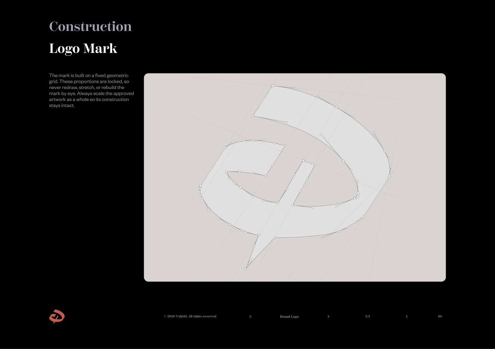 Naqsh Logo mark construction