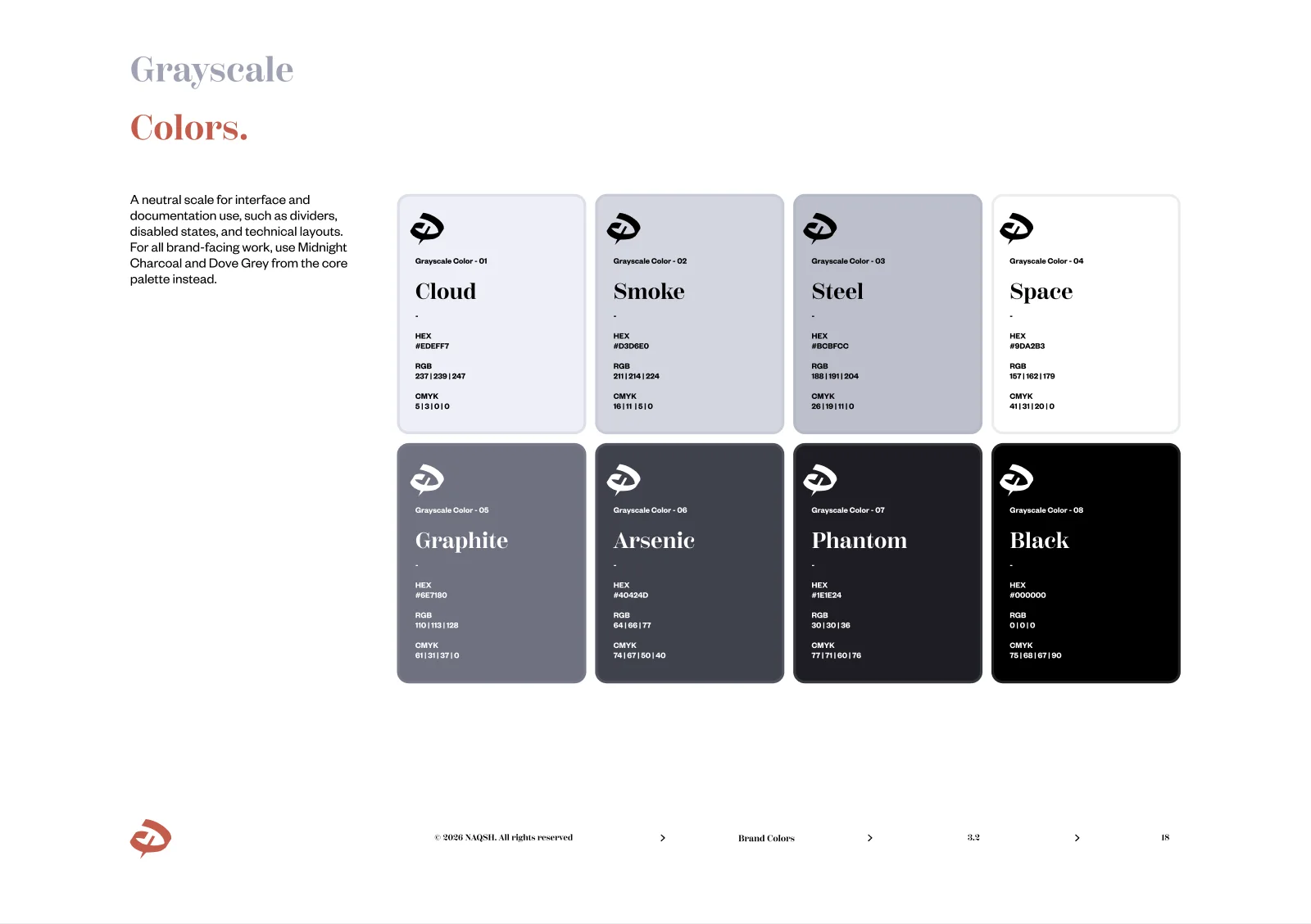 Naqsh Grayscale colours