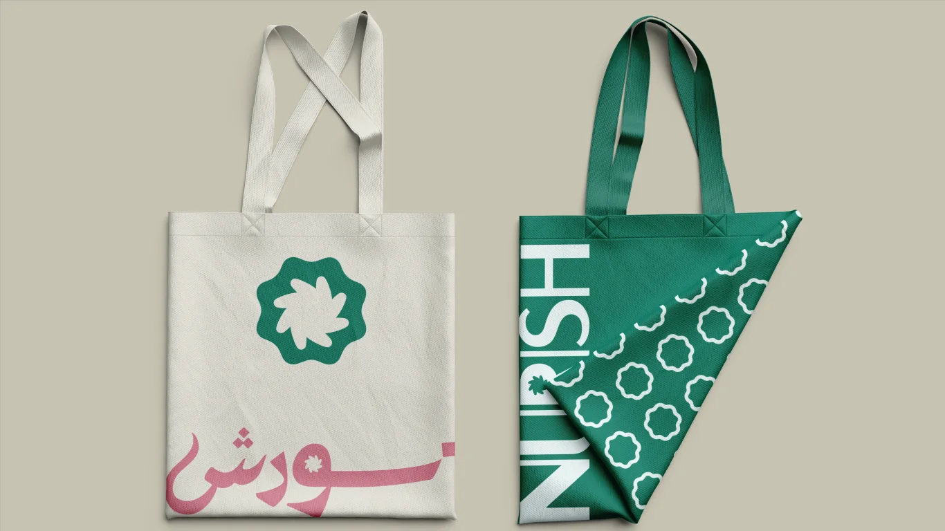 Nurish Tote bags