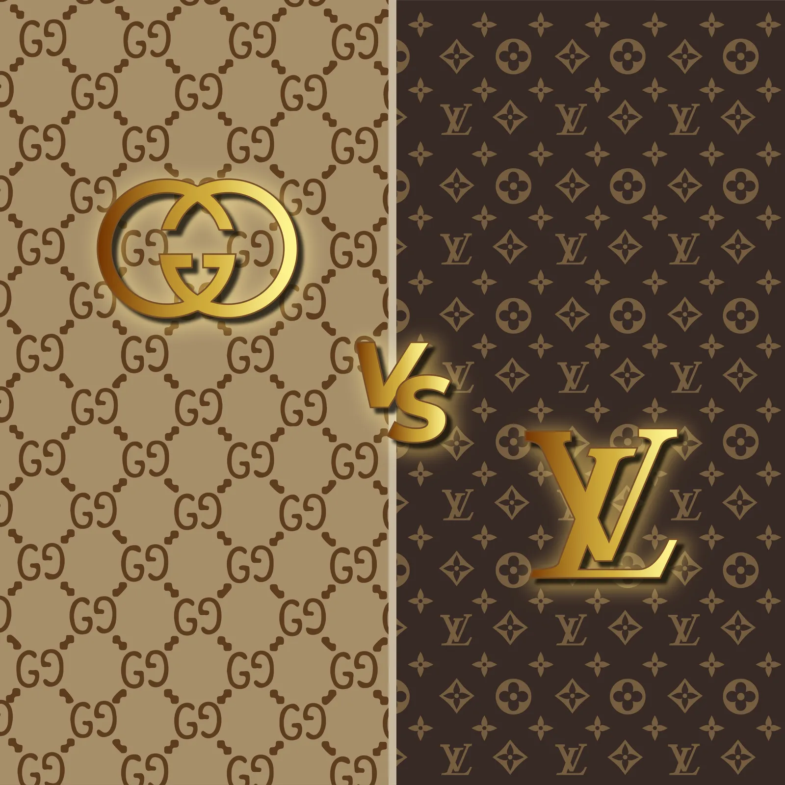 Gucci vs LV Box Front