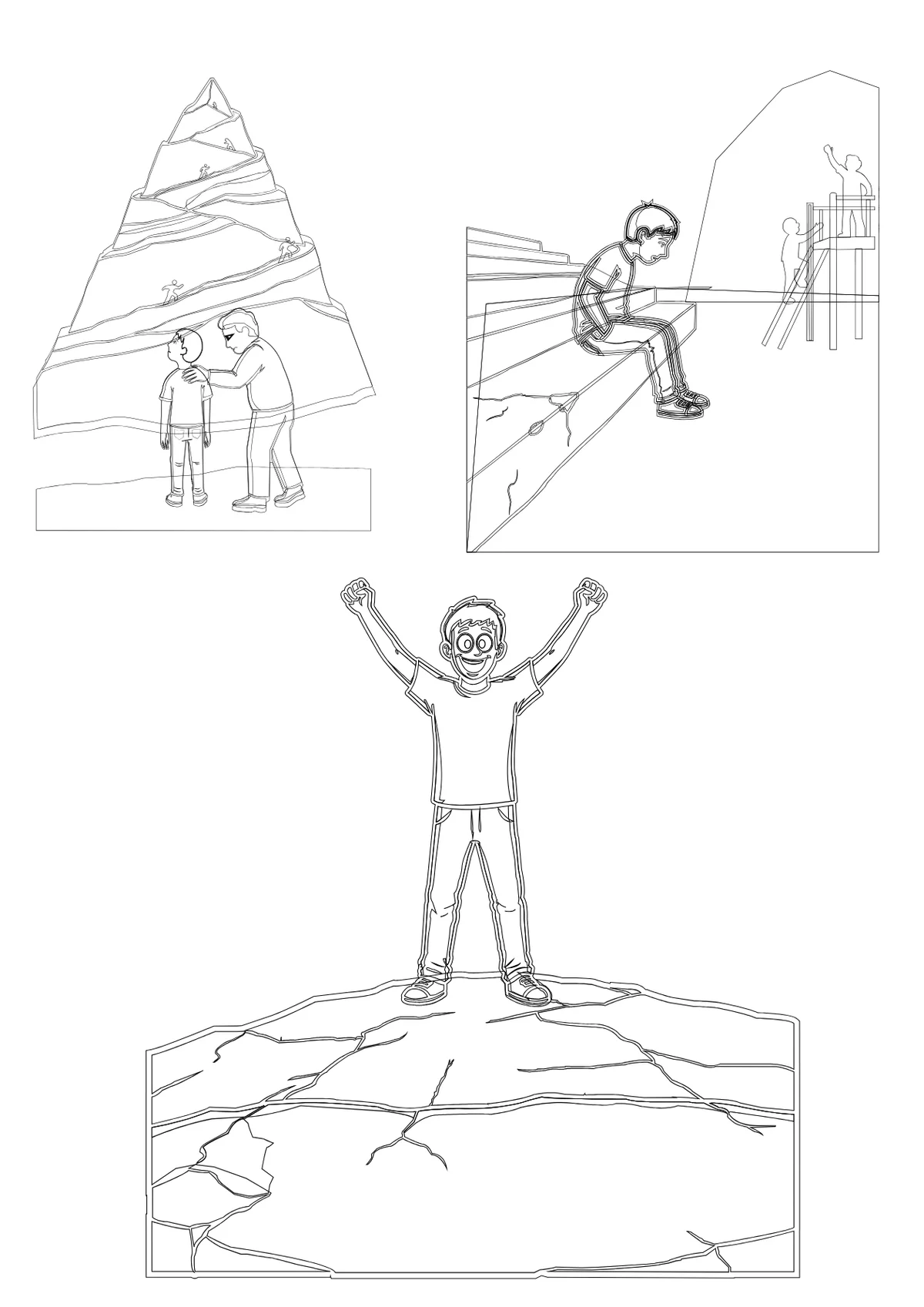 Prove Them Wrong Line tracings