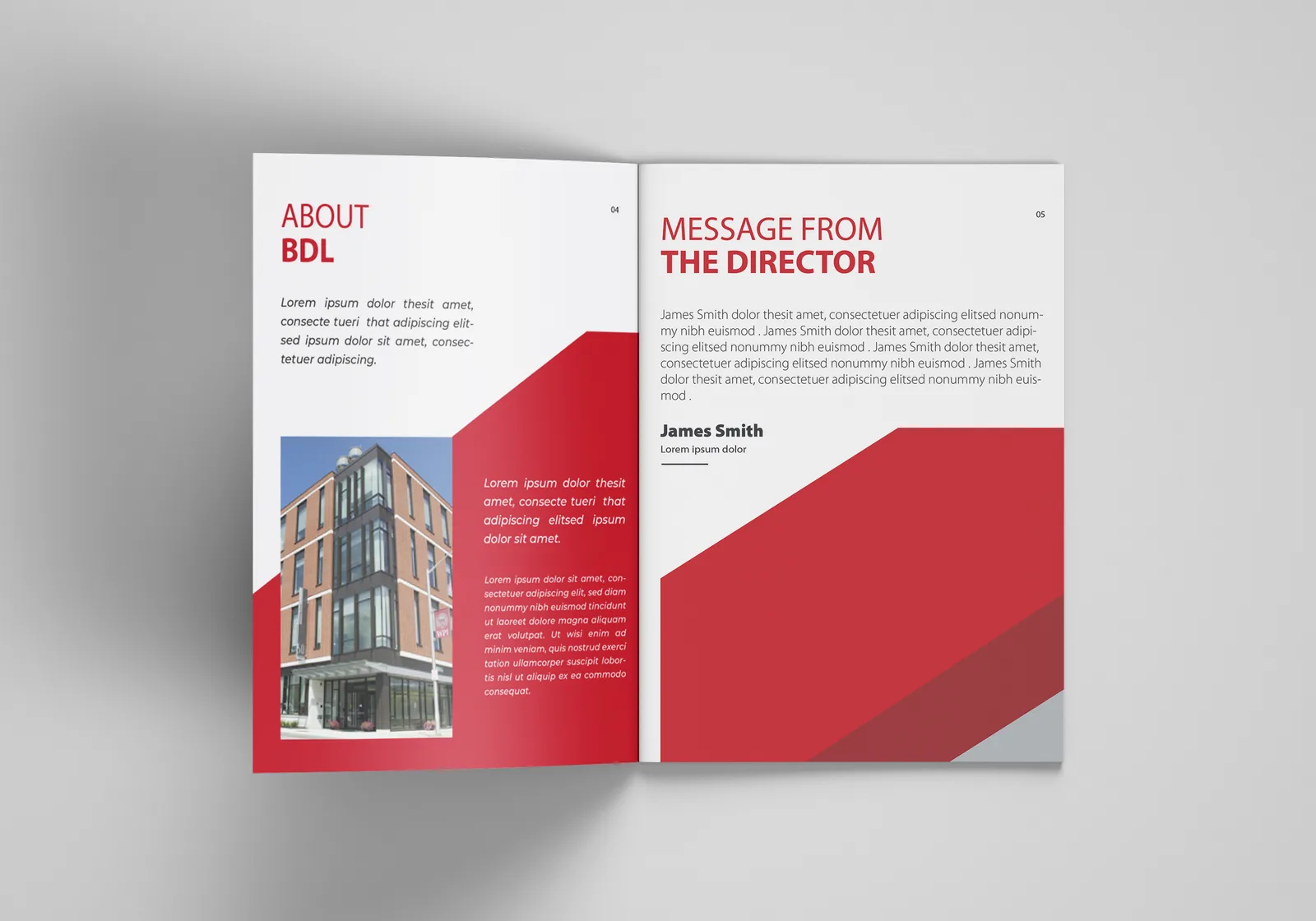 Brochure Design Inside pages