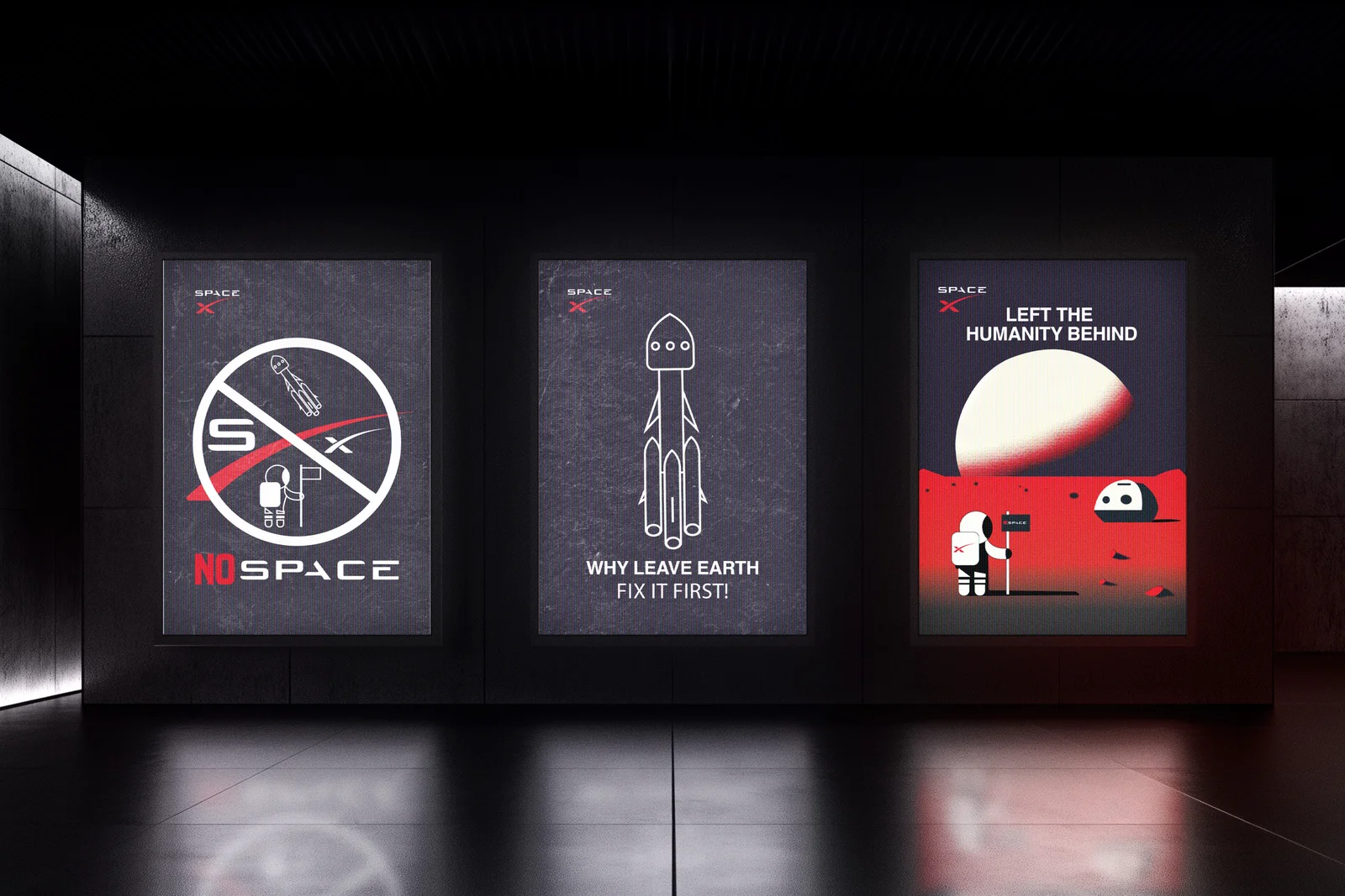 SpaceX Posters