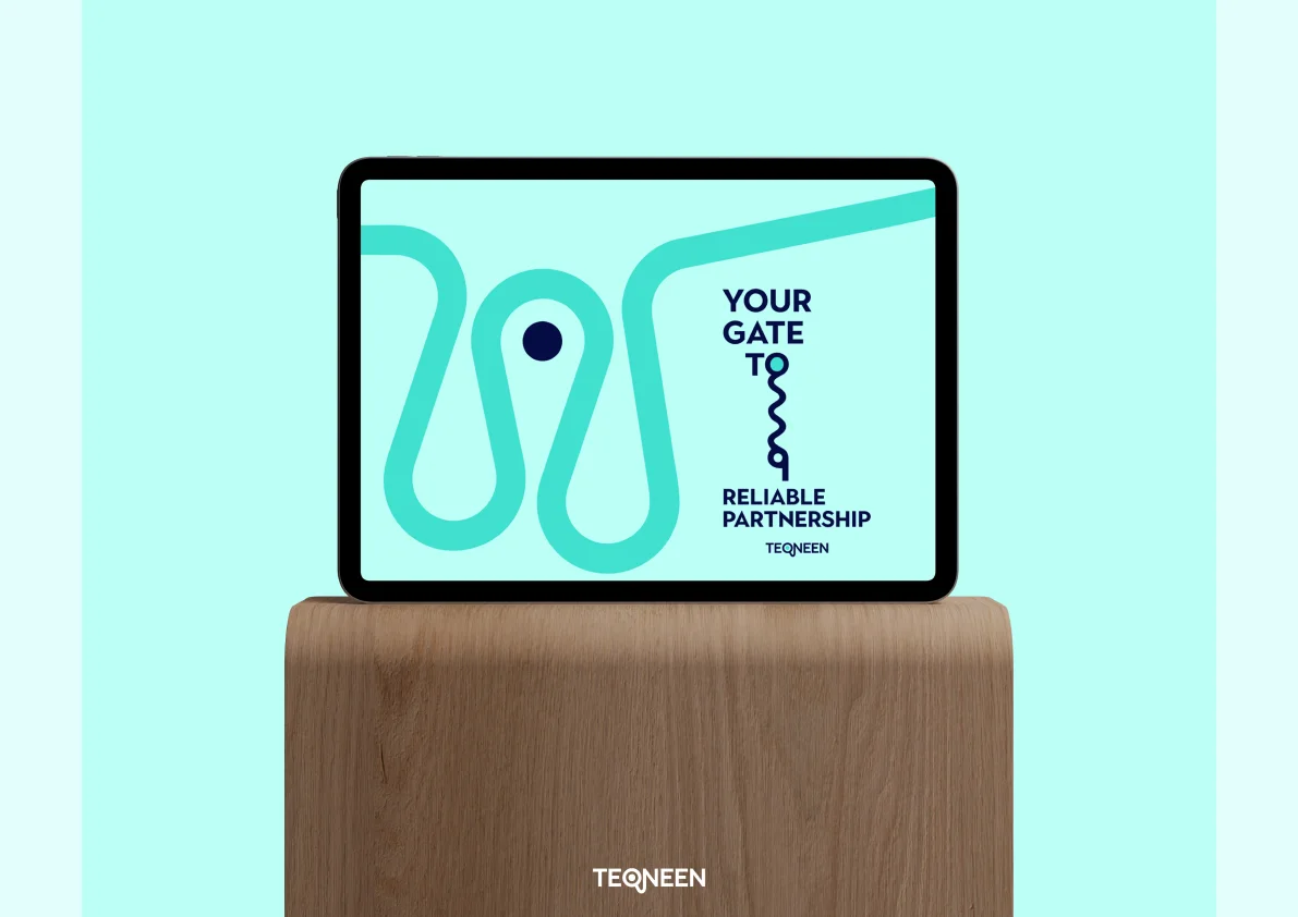 Teqneen Tablet mockup
