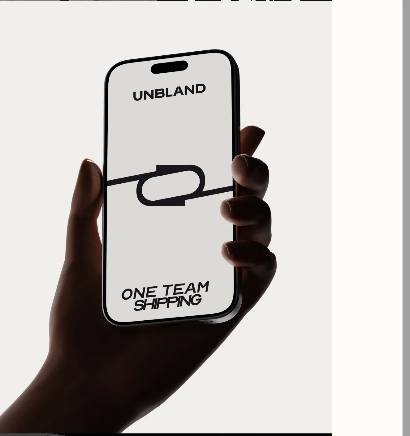 Unbland One team shipping