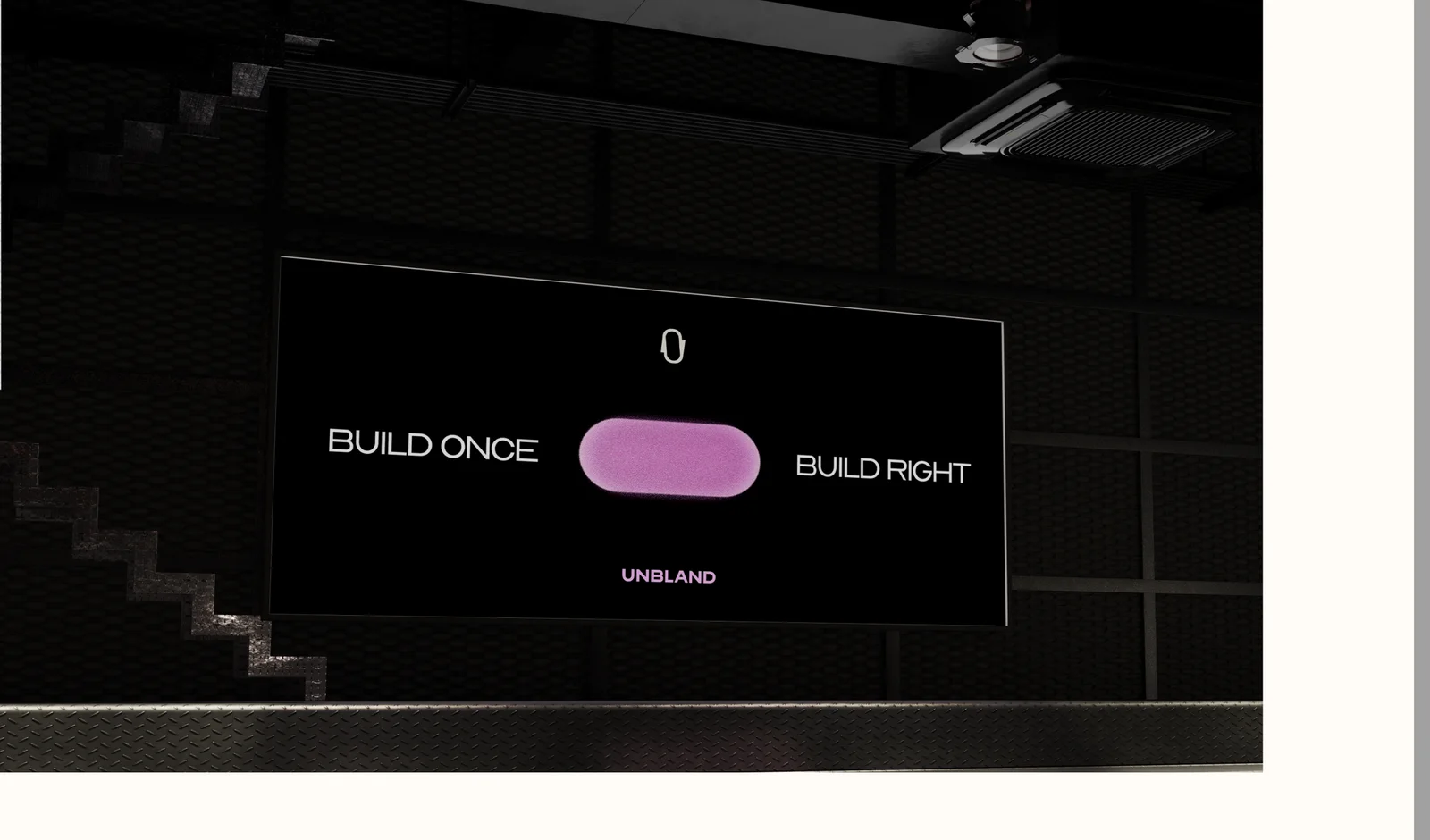 Unbland Night billboard