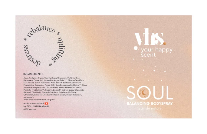 Cosmetics: Label sample