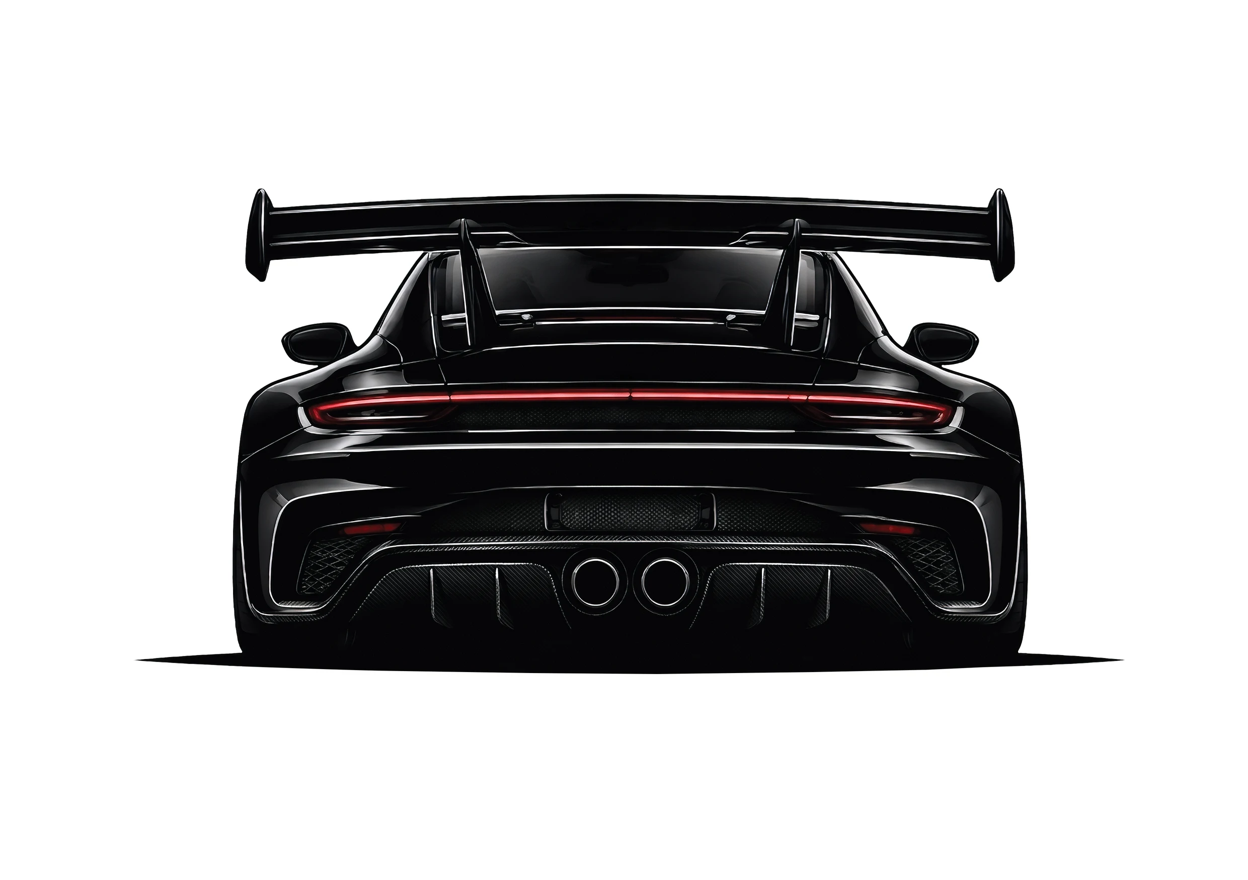 VIN Wear Porsche 911 GT3, rear