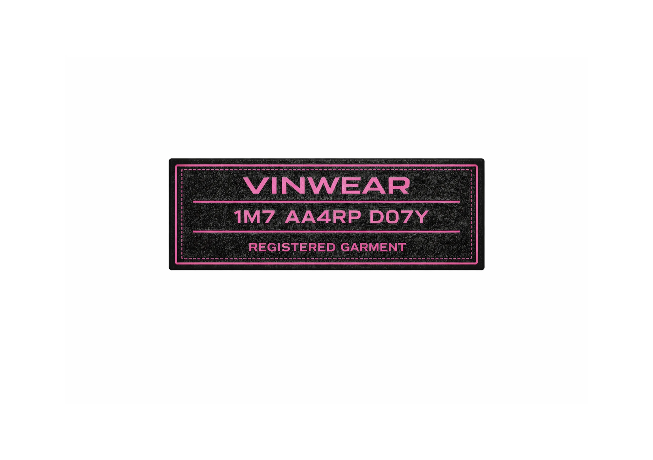 VIN Wear Female Line: Woven Tag