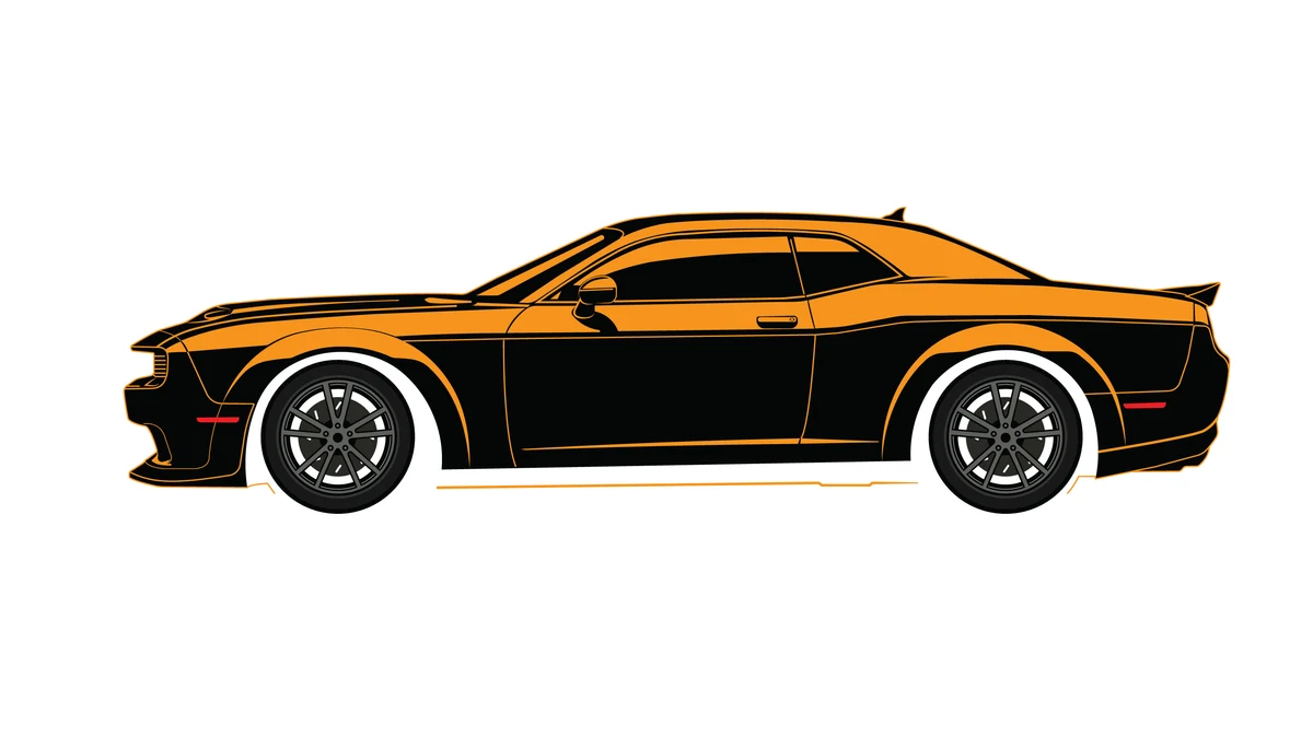VIN Wear Dodge Challenger SRT