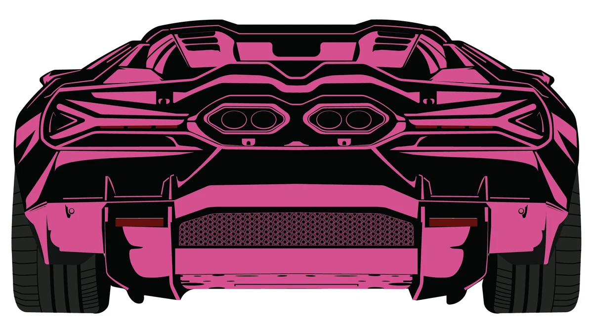 VIN Wear Lamborghini Rear