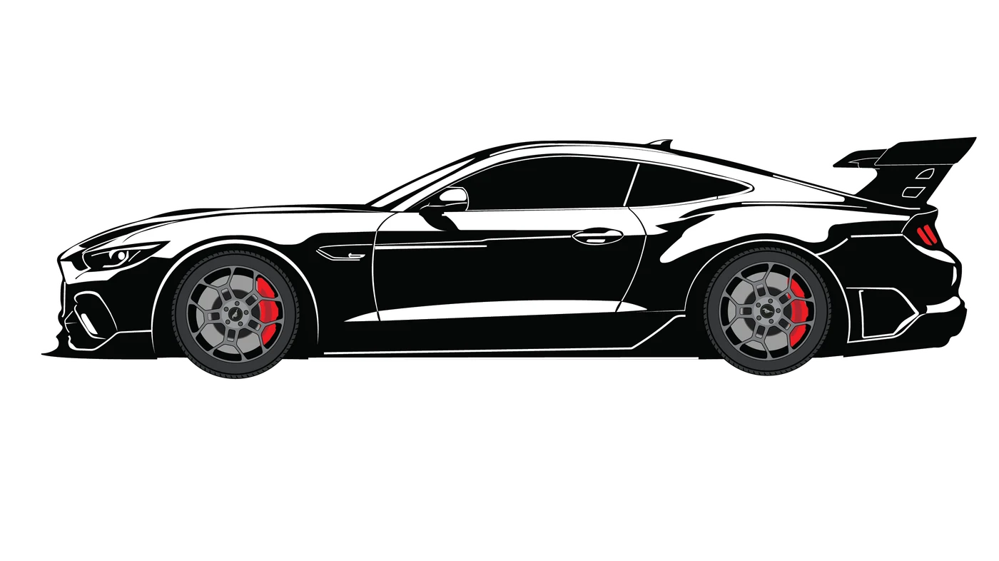 VIN Wear Ford Mustang